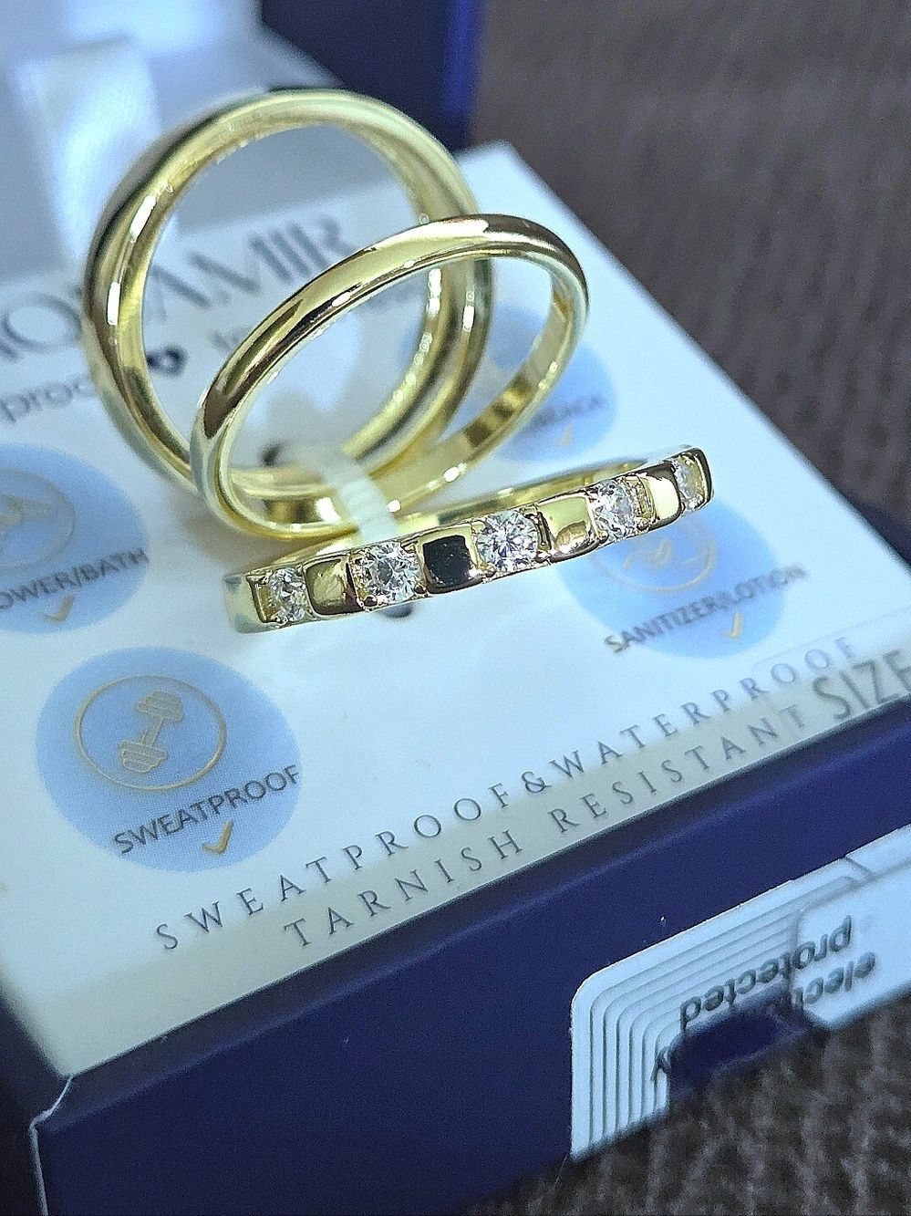 Aquamir Waterproof Triple3️⃣ Ring💍 Set - NIB - Picture 3 of 16